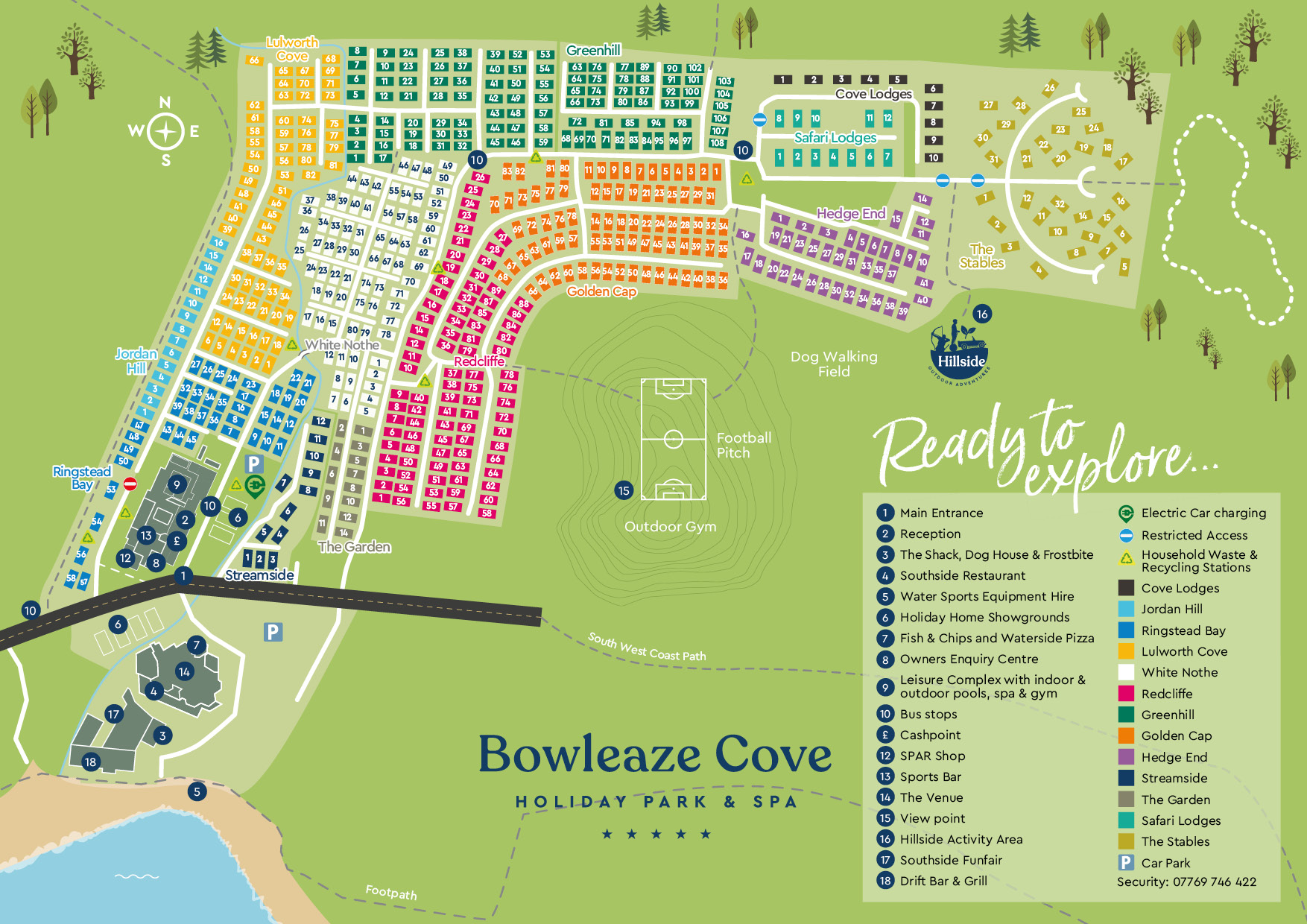 Bowleaze Cove Park Map