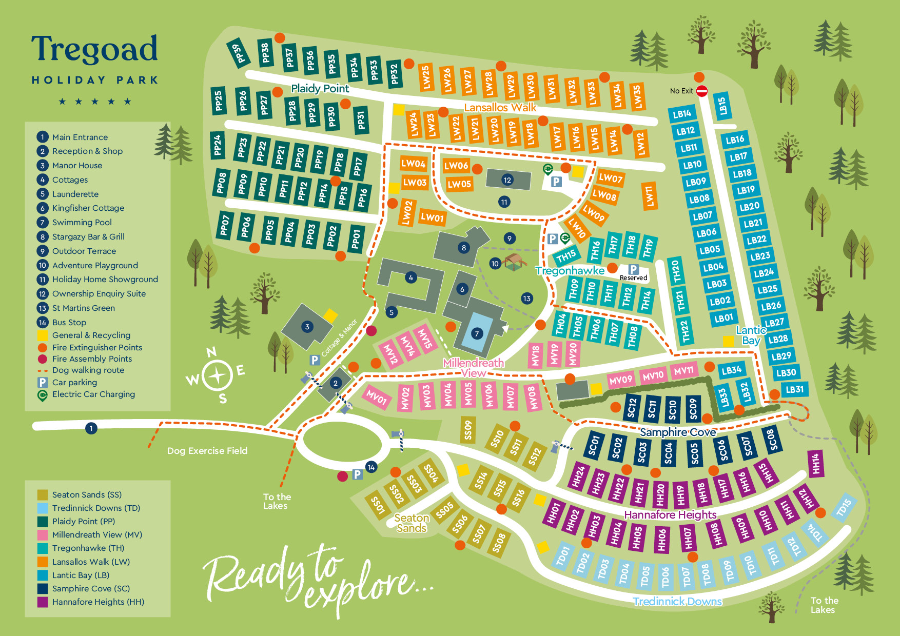 Tregoad Park Map
